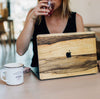 cover macbook bois black frake woodstache