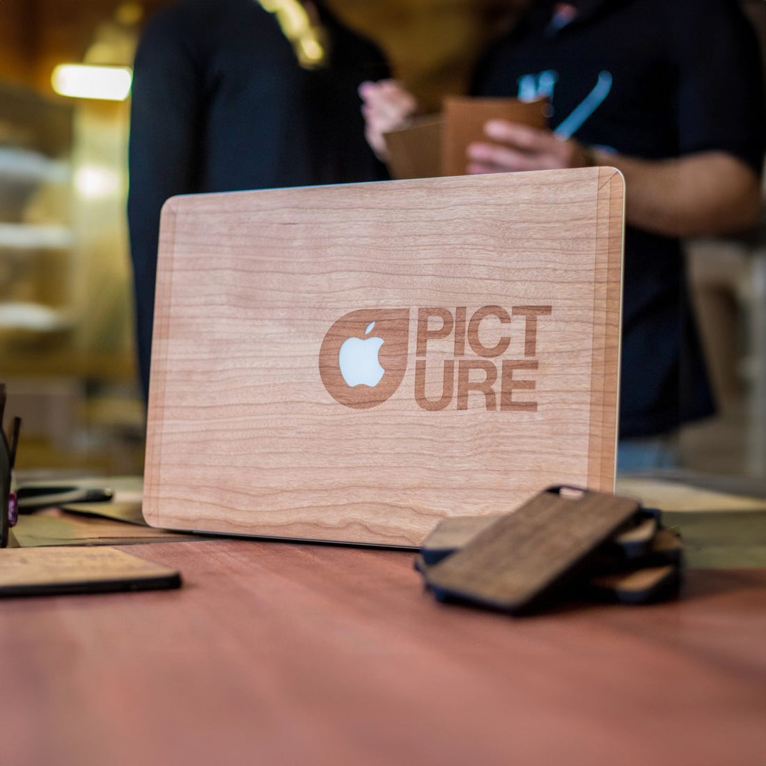 Coque MacBook Pro 13 pouces en bois