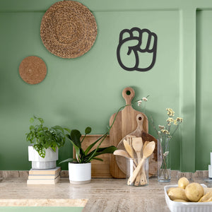 Décoration murale en bois Révolution collection mains