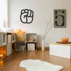 Lot de 3 décorations murales Mains en bois