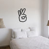 Lot de 3 décorations murales Mains en bois