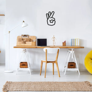 Décoration murale en bois OK collection mains