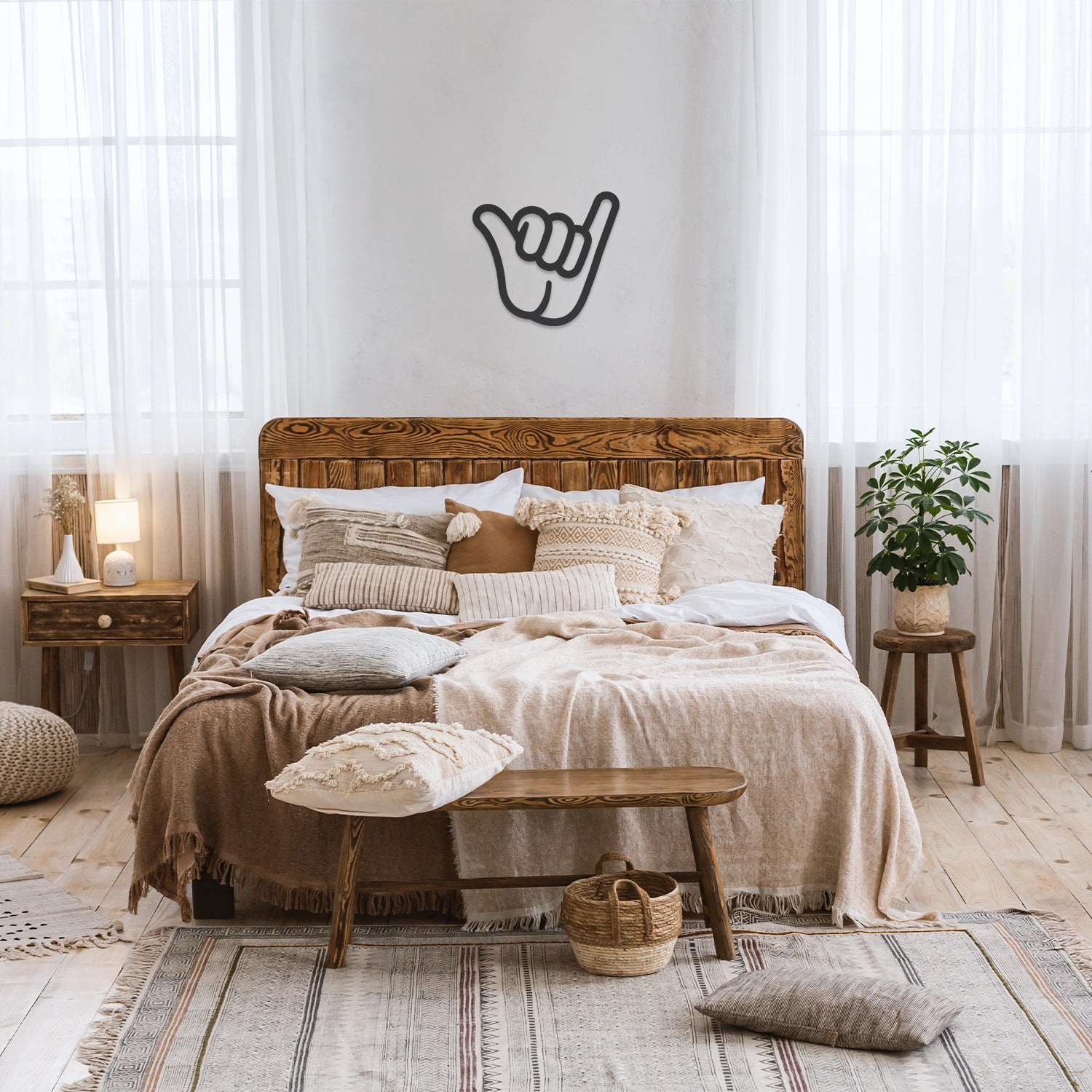 Décoration murale en bois SHAKA