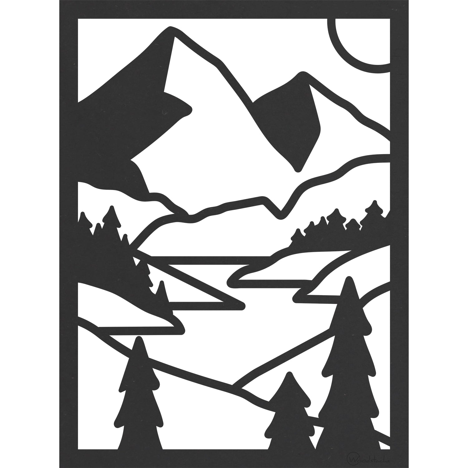 Poster Into The Wild - Décoration Murale Toile 20x30cm - Pour Salon, Chambre - Personnalisable