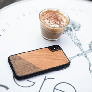 coque iPhone bois dual woodstache
