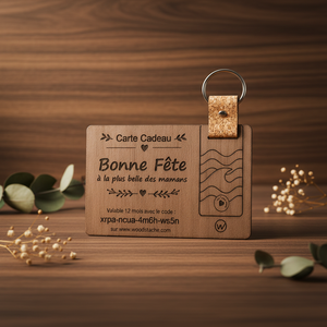 Fiche Produit Carte Cadeau Fête des Mères - Woodstache
