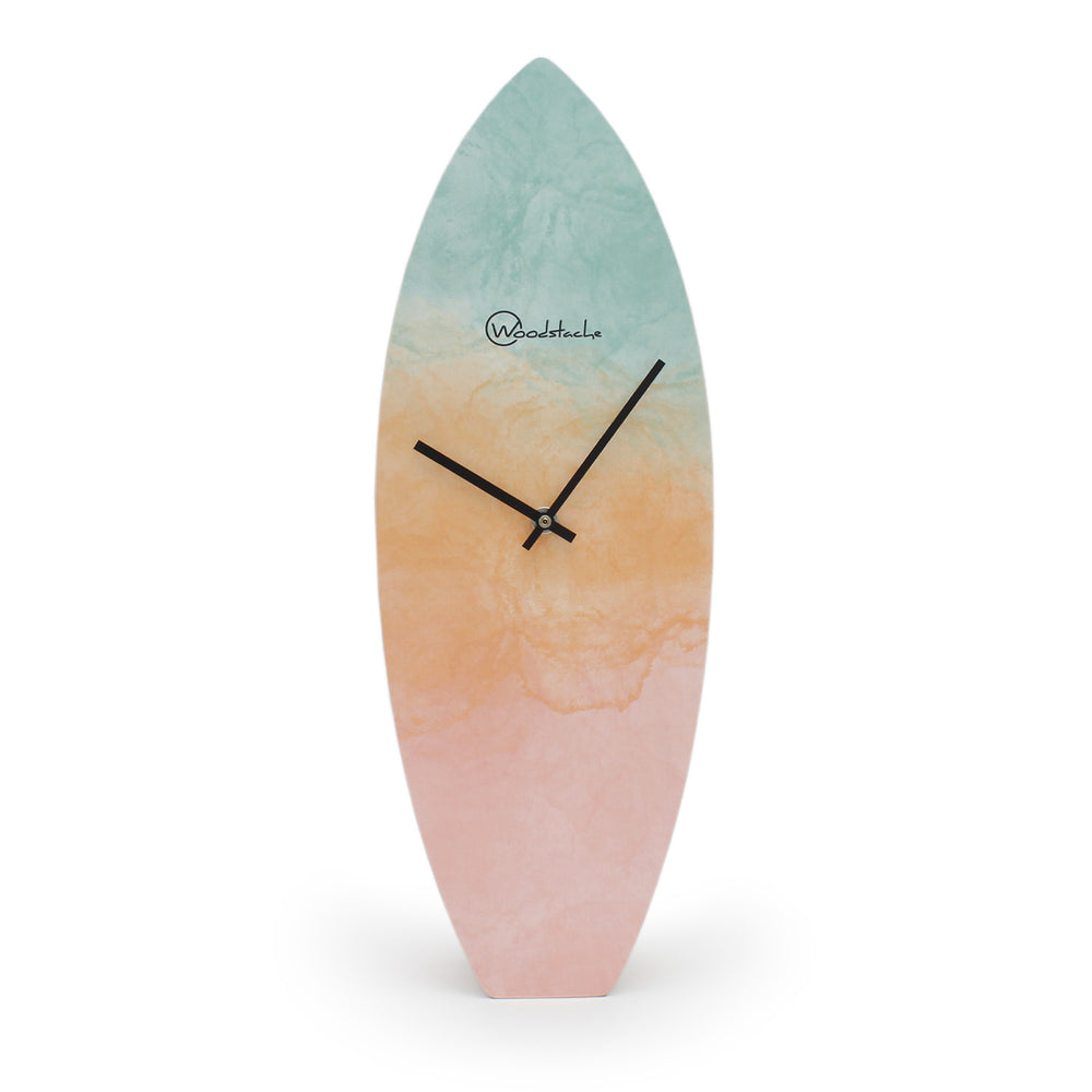 Horloge surf en bois Tye and die
