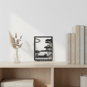 Décoration murale en bois PARC À HUITRES - Bassin d'arcachon