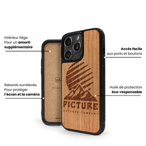 Coque iPhone en bois PICTURE NOUTIMA