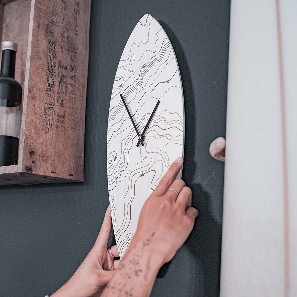 Horloge surf reef topo