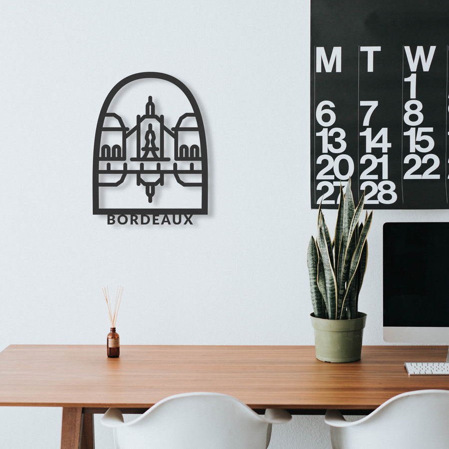 Tableau en bois Bordeaux