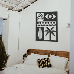 Décoration murale en bois MYSTIC