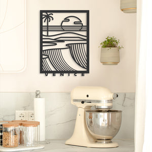 Tableau en bois Venice Beach