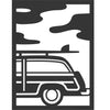 Tableau en bois Vintage Car