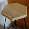 Tabouret chêne massif WOOD