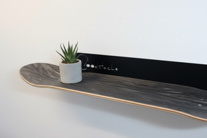 Étagère skate black - détail Woodstache