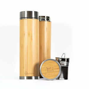 Thermos en bambou