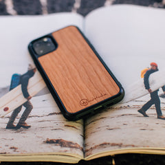 Coque en bois naturel Premium WOOD - Protection iPhone MagSafe
