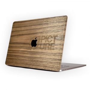 cover MacBook en bois Picture