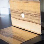 Cover en bois macbook fabriqué en France