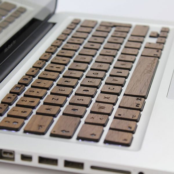 Clavier MacBook en bois
