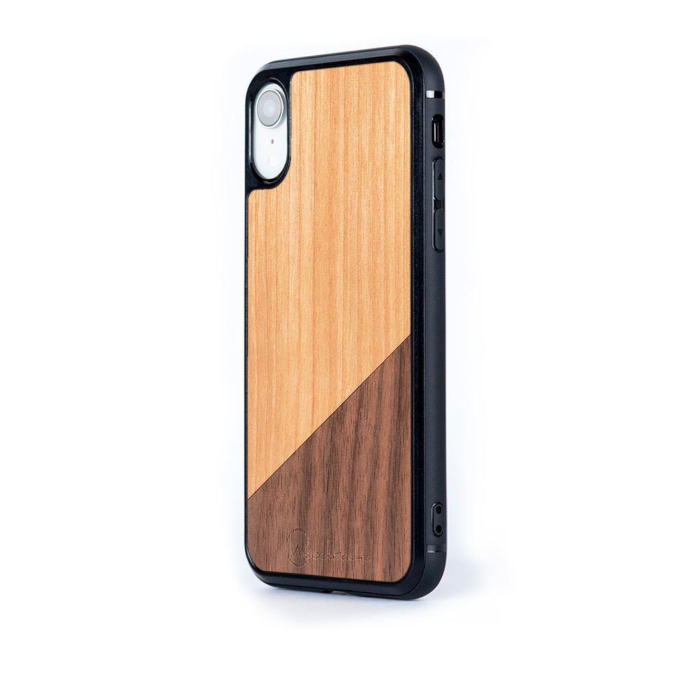 coque iphone xr en bois