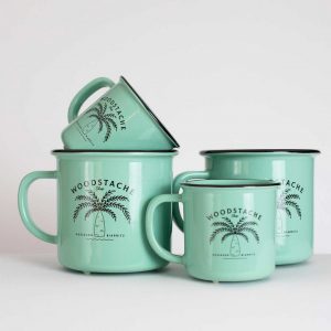 Pack 4 mugs en céramique-mint