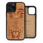 coque en bois iphone story merisier face