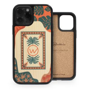 coque iphone en bois tropicolor sycomore