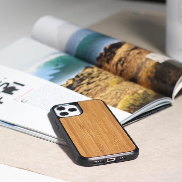 Coque en bois de bambou iPhone wood