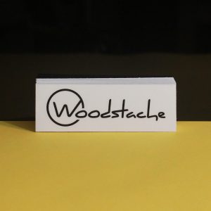 Sticker logo Woodstache