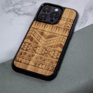 Coque iPhone en bois de bambou - Navajo